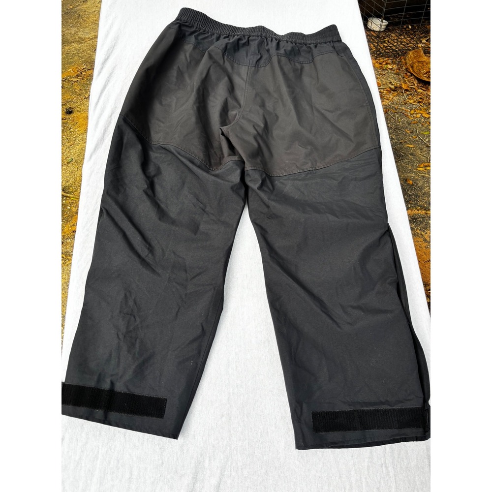 Cabelas GORE-TEX Pants Mens XL Short Black Waterproof Outdoor Hunting Fishing - Picture 7 of 10